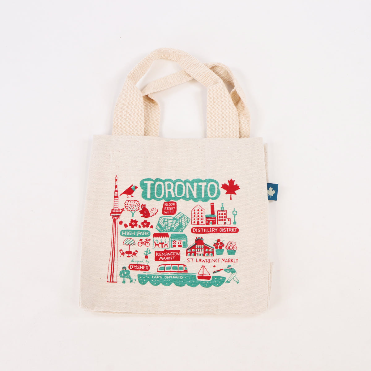 Toronto Cityscapes Small Canvas Tote Bag