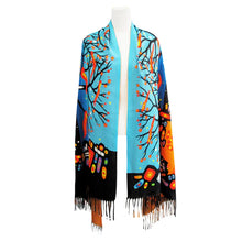Load image into Gallery viewer, Art Print Shawl - Remember
