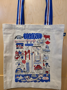 Toronto Cityscapes Canvas Tote Bag